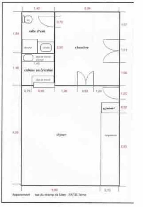 Appartement Design Champ De Mars, 2 Pieces Quartier Tour Eiffel Paris Luaran gambar